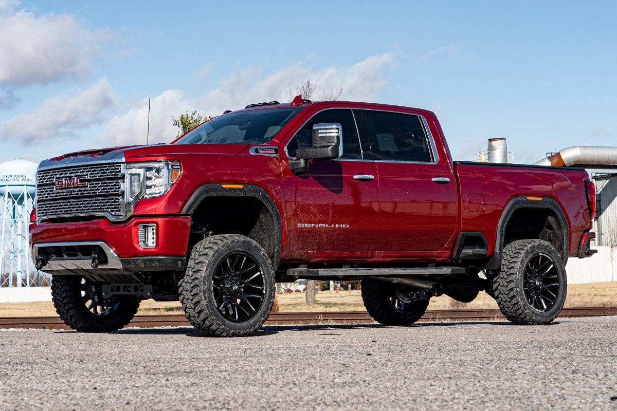 GMC Sierra 2500 HD Suspension Lift Kit - Rough Country - 5 Inch Lift | NTD | Vertex Shocks - '20-'25